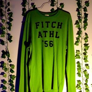 green Abercrombie and fitch long sleeve